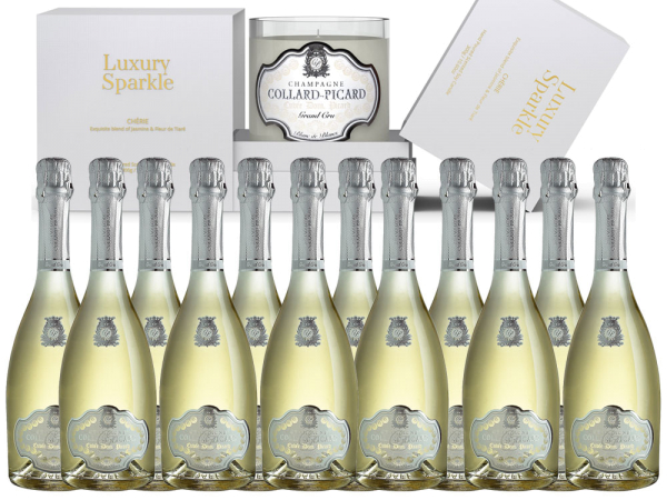 Champagne Collard-Picard-12er-Paket inkl. Kerze