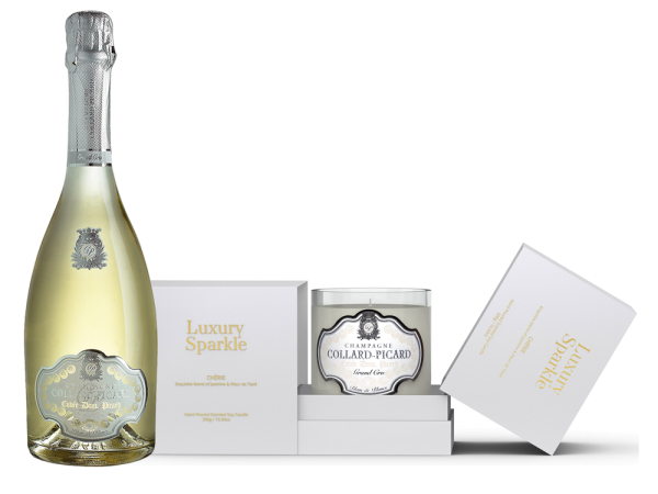 Champagne Collard-Picard-Paket inkl. Kerze